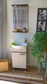 Мебель для ванной комнаты Sanflor Толедо 50 см напольная, орегон