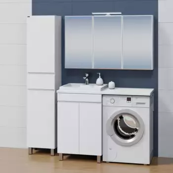 Мебель для ванной комнаты СанТа Марс 59 см напольная с дверцами