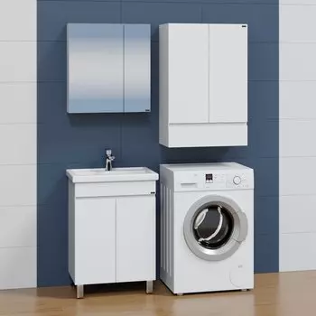 Мебель для ванной комнаты СанТа Марс 60 см с дверцами, напольная