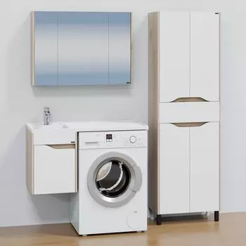 Мебель для ванной комнаты СанТа Сатурн 38 см дуб австрийский с ящиком