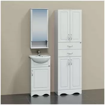 Мебель для ванной комнаты СанТа Верона 45 см напольная, белая