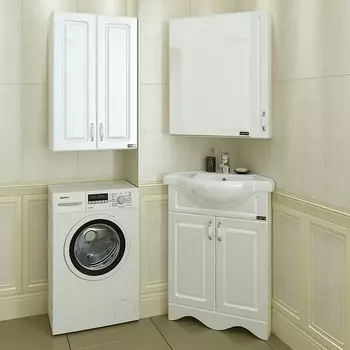 Мебель для ванной комнаты СанТа Верона 60 см напольная, белая