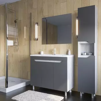Мебель для ванной комнаты Stella Polar Абигель 100 цемент матовый