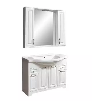 Мебель для ванной комнаты Stella Polar Кармела 100 см ольха белая