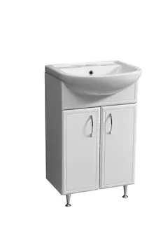 Мебель для ванной комнаты Stella Polar Концепт 50 см белая глянцевая