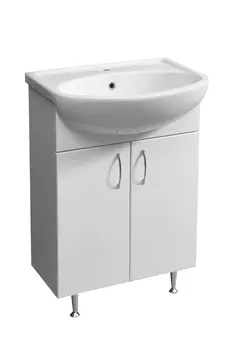 Мебель для ванной комнаты Stella Polar Концепт 55 см белая глянцевая