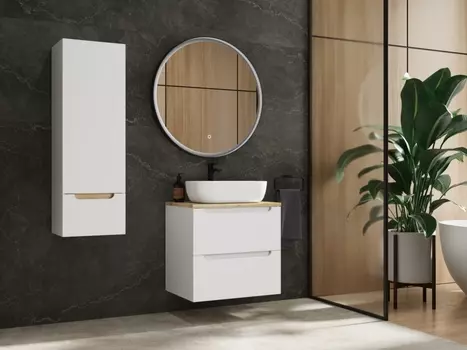 Мебель для ванной комнаты Style Line Бали 60 см 2 ящика, белый софт