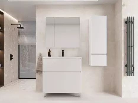 Мебель для ванной комнаты Style Line Лима 80 см напольная, белая