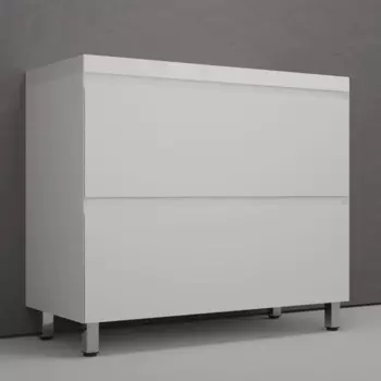 Мебель для ванной комнаты Style Line Манхэттен 100 см белая матовая, напольная