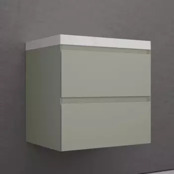 Мебель для ванной комнаты Style Line Манхэттен 60 см олива, подвесная