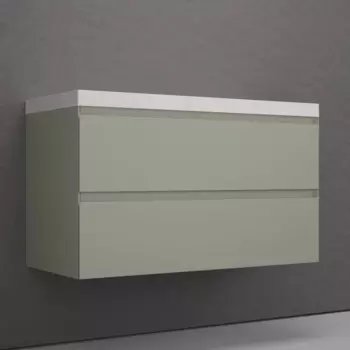 Мебель для ванной комнаты Style Line Манхэттен 100 см олива, подвесная