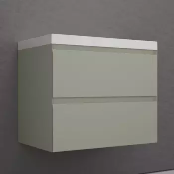 Мебель для ванной комнаты Style Line Манхэттен 70 см олива, подвесная