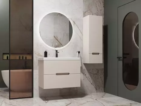 Мебель для ванной комнаты Style Line Матис 60 см подвесная, бежевая