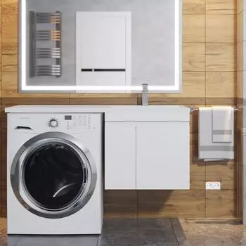 Мебель для ванной комнаты Uperwood Magenta 110 см белая матовая