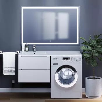 Мебель для ванной комнаты Uperwood Tanos 120 см подвесная, белая