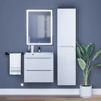 Мебель для ванной комнаты Uperwood Tanos 60 см подвесная, белая