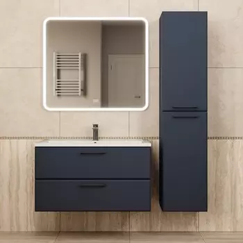 Мебель для ванной комнаты Uperwood Upd Foster New 90 см подвесная, черная