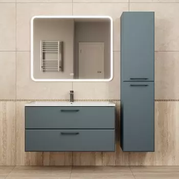 Мебель для ванной комнаты Uperwood Upd Foster New 100 см подвесная, серый графит