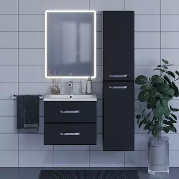 Мебель для ванной комнаты Uperwood Upd Foster 60 см подвесная, черная