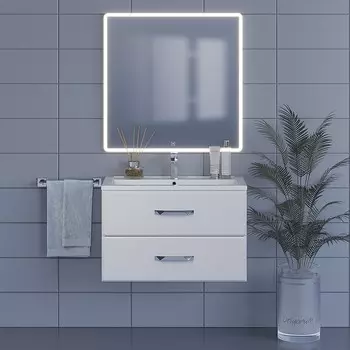 Мебель для ванной комнаты Uperwood Upd Foster 80 см подвесная, белая