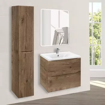 Мебель для ванной комнаты Vincea Mia 60 см подвесная, V.Oak