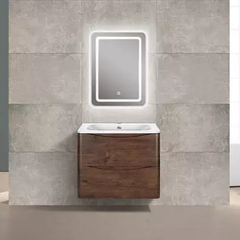 Мебель для ванной комнаты Vincea Paola 60 см V.Oak (винтажный дуб) подвесная 2 ящика