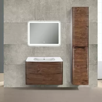 Мебель для ванной комнаты Vincea Paola 80 см V.Oak (винтажный дуб) подвесная 2 ящика