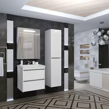 Мебель для ванной Opadiris Фреш 60 см белый вар 2