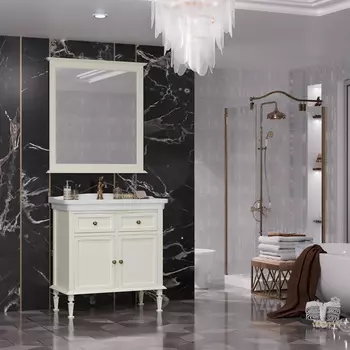 Мебель для ванной Opadiris Контара 85 см слоновая кость