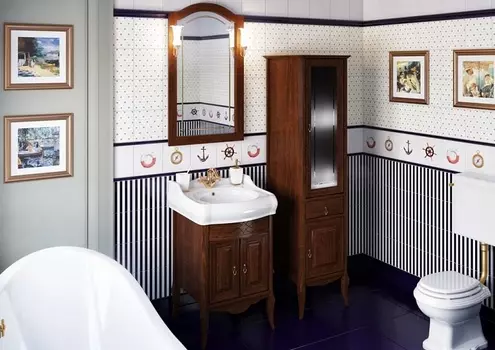 Мебель для ванной Opadiris Лоренцо 60 светлый орех