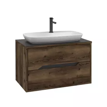 Мебель для ванной ORKA Galia 80 см 2 ящика, подвесная Lidya