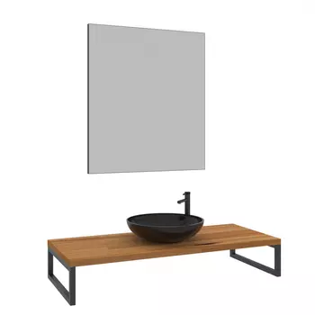 Мебель для ванной ORKA Kestel 120 см подвесная, дуб