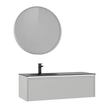 Мебель для ванной ORKA Lisbon 110 см 1 ящик, подвесная, кашемировый матовый