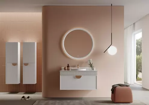 Мебель для ванной ORKA Molino 100 см подвесная, белая матовая