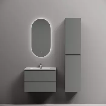 Тумба с раковиной Sancos Folk FL70ES 70 см Ergraut soft