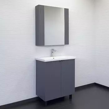 Мебель для ванных комнат Comforty Лима 70 антрацит