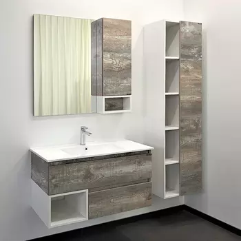 Мебель для ванных комнат Comforty Турин 90 дуб бежевый