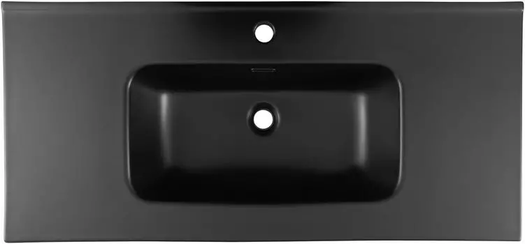 Мебельная раковина Aquanet Flat 101 см 00329257 черная матовая