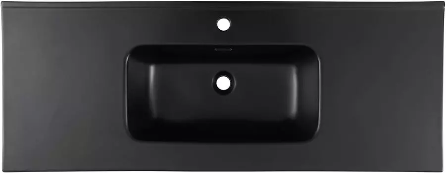 Мебельная раковина Aquanet Flat 121 см 00329258 черная матовая