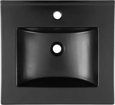Мебельная раковина Aquanet Flat 51 см 00329252 черная матовая