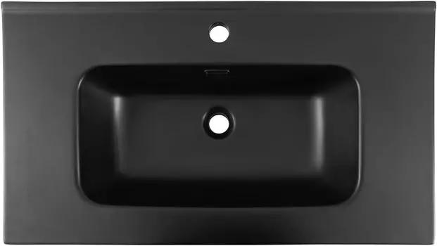 Мебельная раковина Aquanet Flat 81 см 00329255 черная матовая