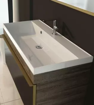 Мебельная раковина La Fenice Simpla 100 см 4627173210201 белая