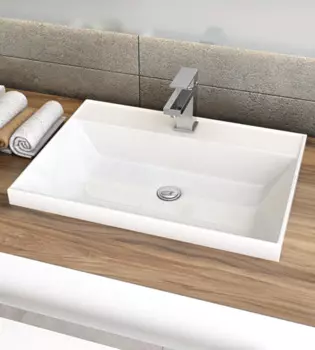 Мебельная раковина La Fenice Simpla 80 см 4627173210188 белая