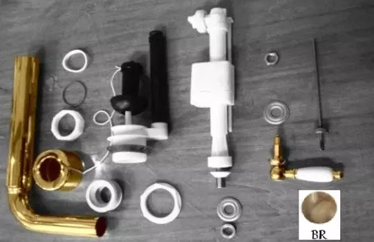 Механизм слива Artceram Hermitage HEA013 72 бронза