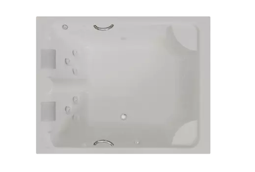 Мини-бассейн Радомир Римини Gold 150х190 1-30-0-0-4-047Б с гидромассажем, белый