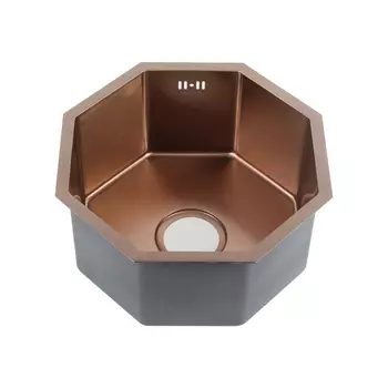 Мойка кухонная Melana ProfLine 40 см D400BR бронза