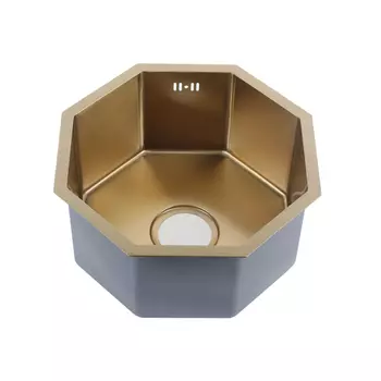 Мойка кухонная Melana ProfLine 40 см D400G золото