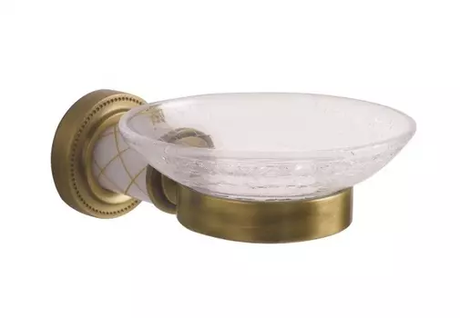Мыльница Boheme Murano 10903-W-BR бронза