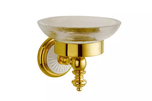 Мыльница Boheme Palazzo Bianco 10103 белый, золото