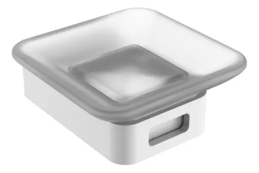 Мыльница Boheme Q 10943-MW белая матовая